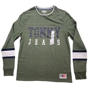Tommy Hilfiger Men's Long-Sleeve Graphic Print Tommy Jeans Size S